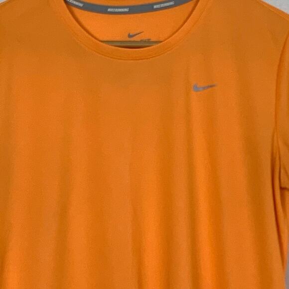 Nike Running Dri-FIT Challenger T-shirt Orange Pink Bundle Large - Picture 11 of 16
